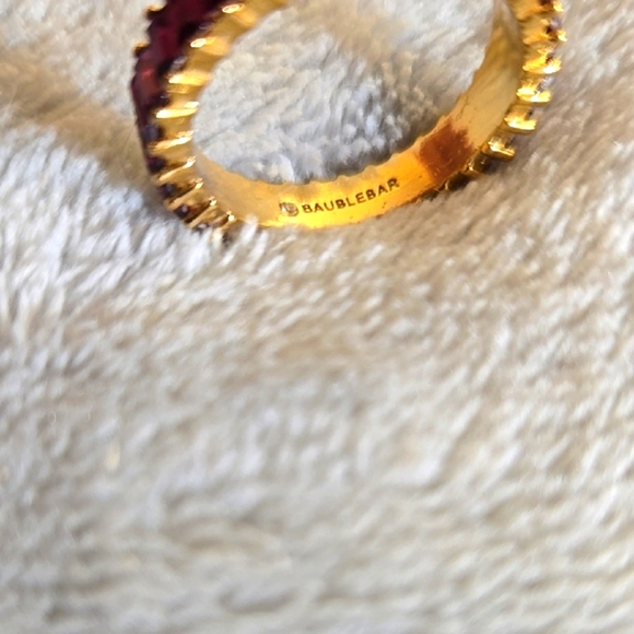 #237 Baublebar Elegant Purple Gemstone Ring - Picture 5 of 6